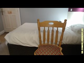 the chic milf brings himself to an orgasm with a black dildo.
